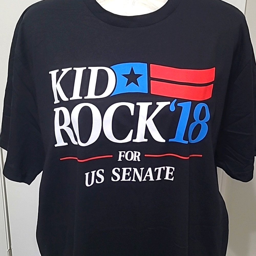 Kid Rock for Senate 18 short sleeve concert tshirt